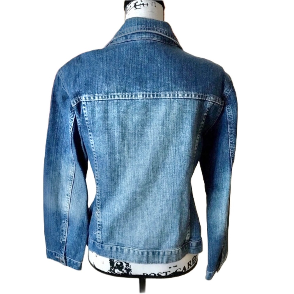 Jean Darrot Rhinestone Denim Jacket - Picture 4 of 8